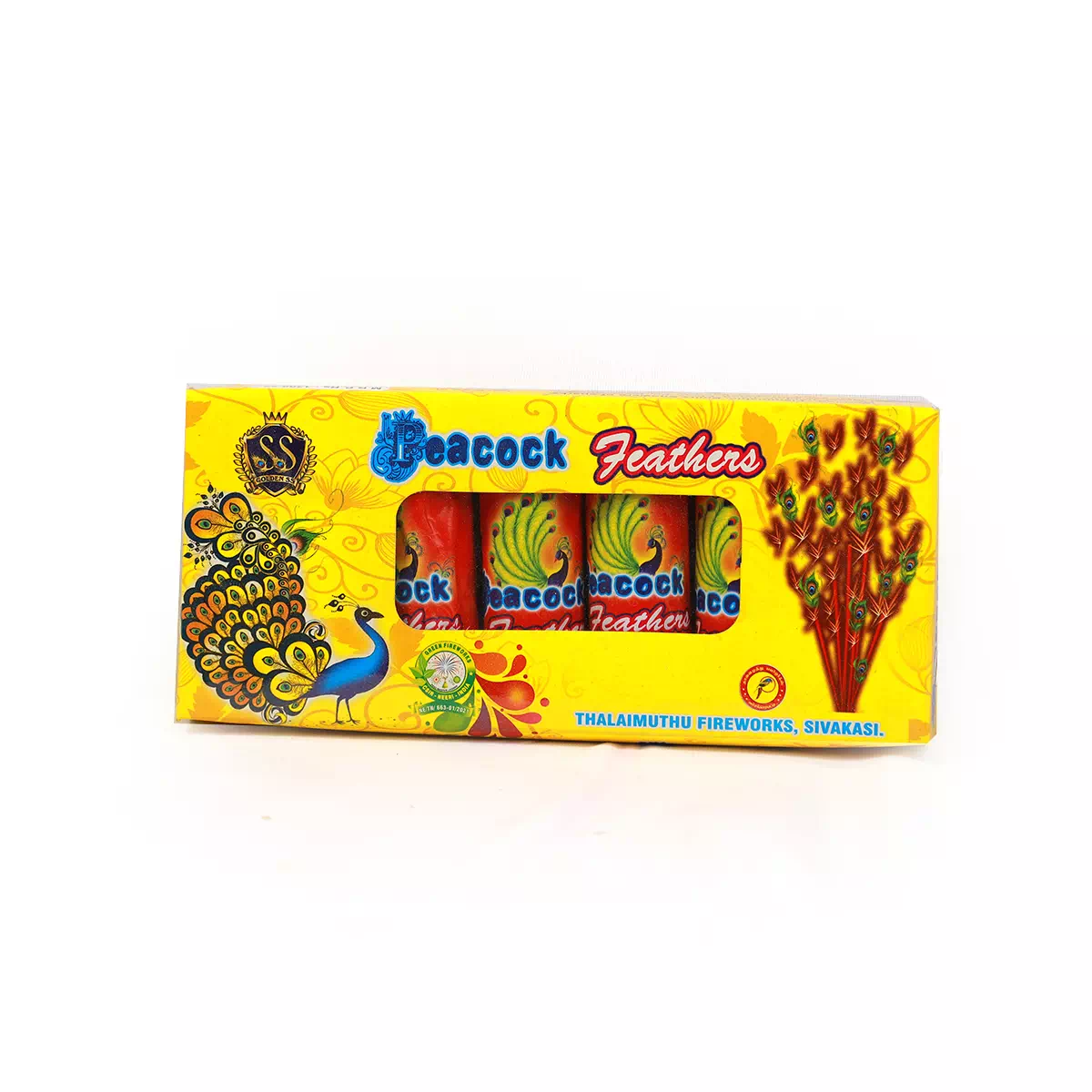 PEACOCK FEATHER 1BOX (5PCS)